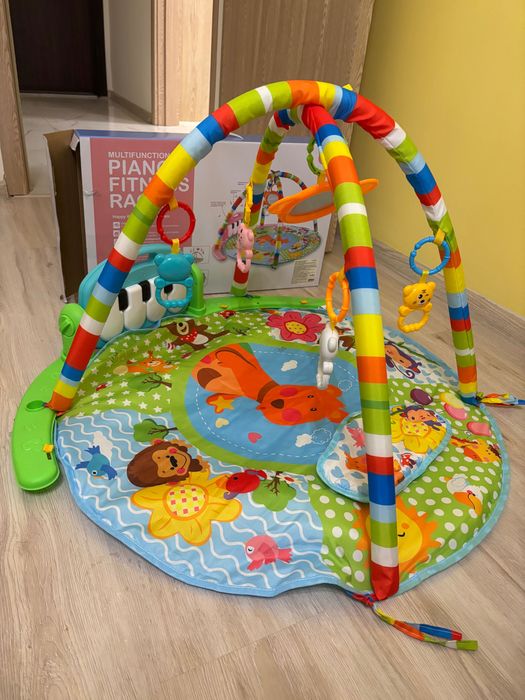 Бебешки кът за игра Moni, Baby Piano Girl, многоцветен, 6 месеца+