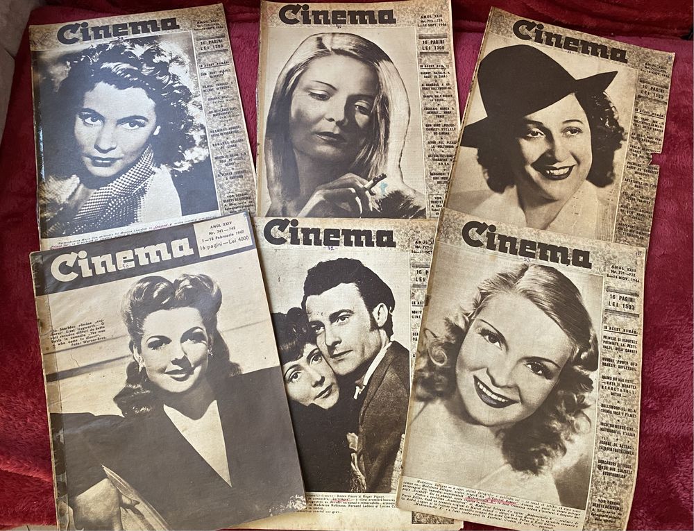 Colectie revista CINEMA 1946 si 1947