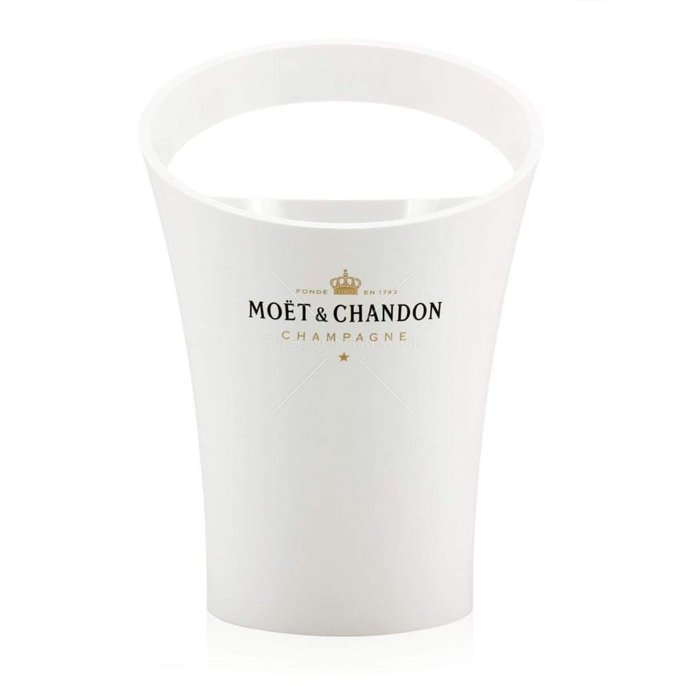 Чаша MOET WHITE CUP и Шампаниера за бутилка MOET BUCKET