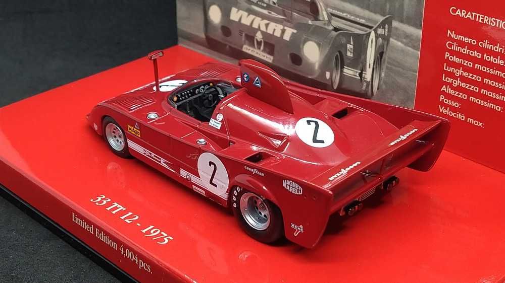 Macheta Alfa Romeo 33 TT 12 1975 Minichamps 1:43