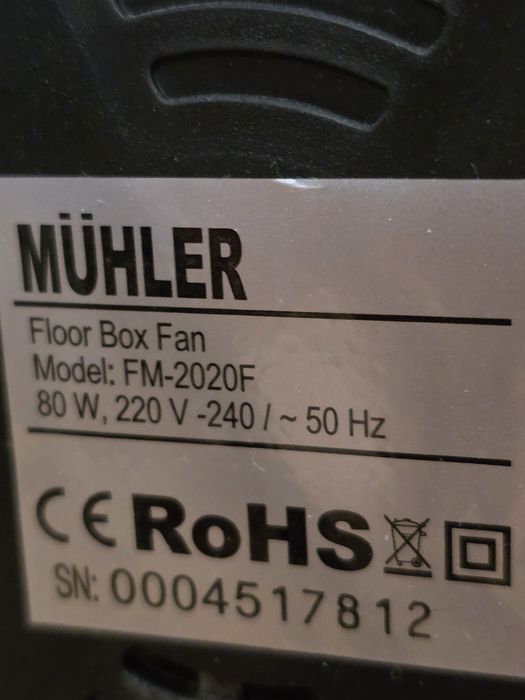 Голям Вентилатор Muhler