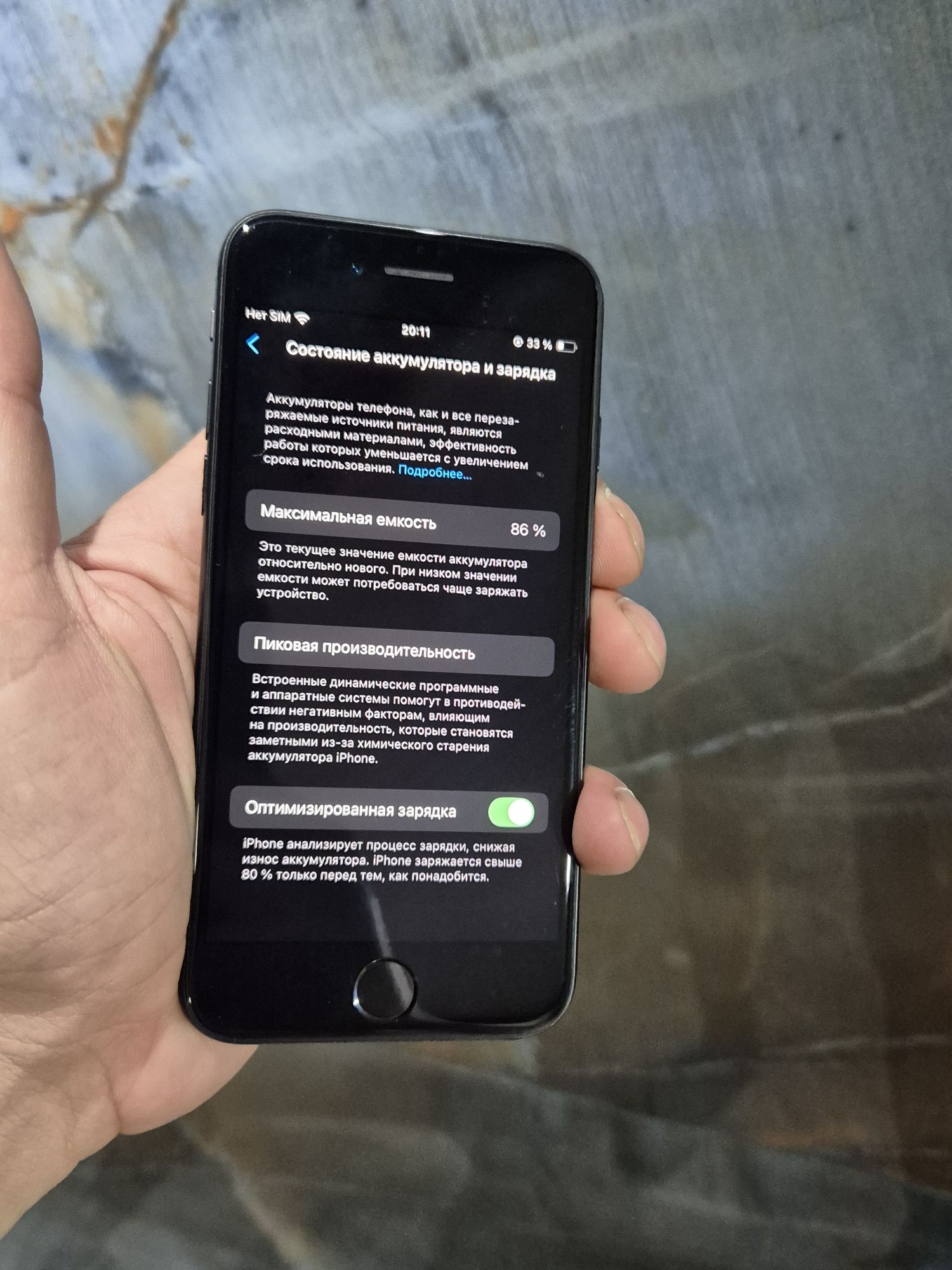 Iphone SE LLA 86YOM