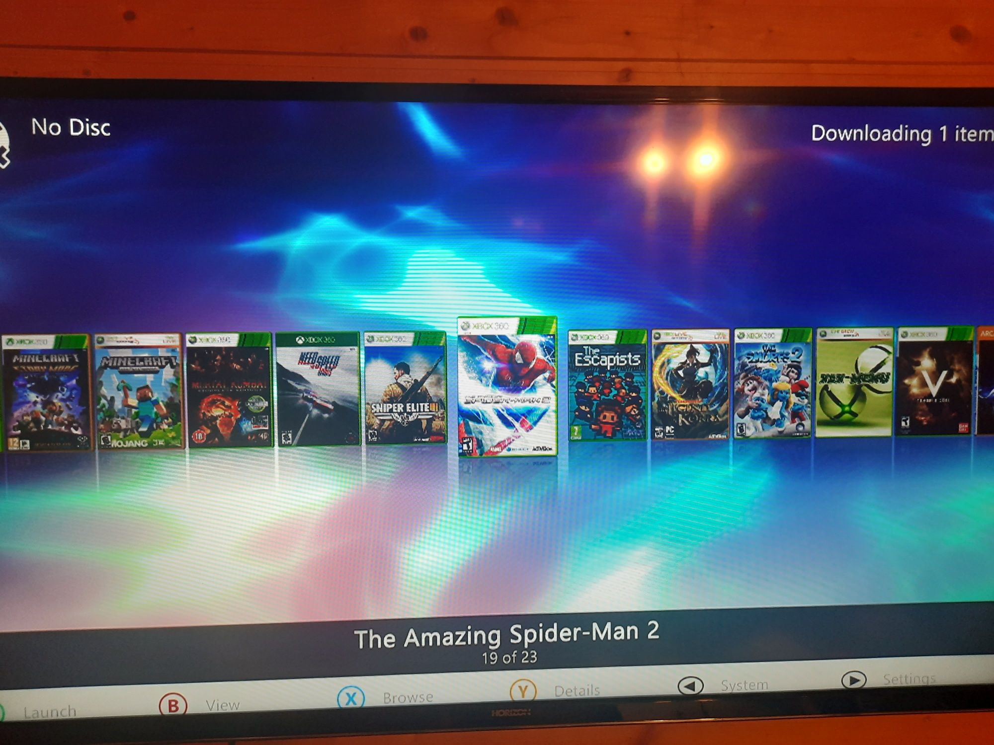 Xbox 360 Modat RGH cu HDD de 120 GB ,20 jocuri GTA 5, FIFA 19