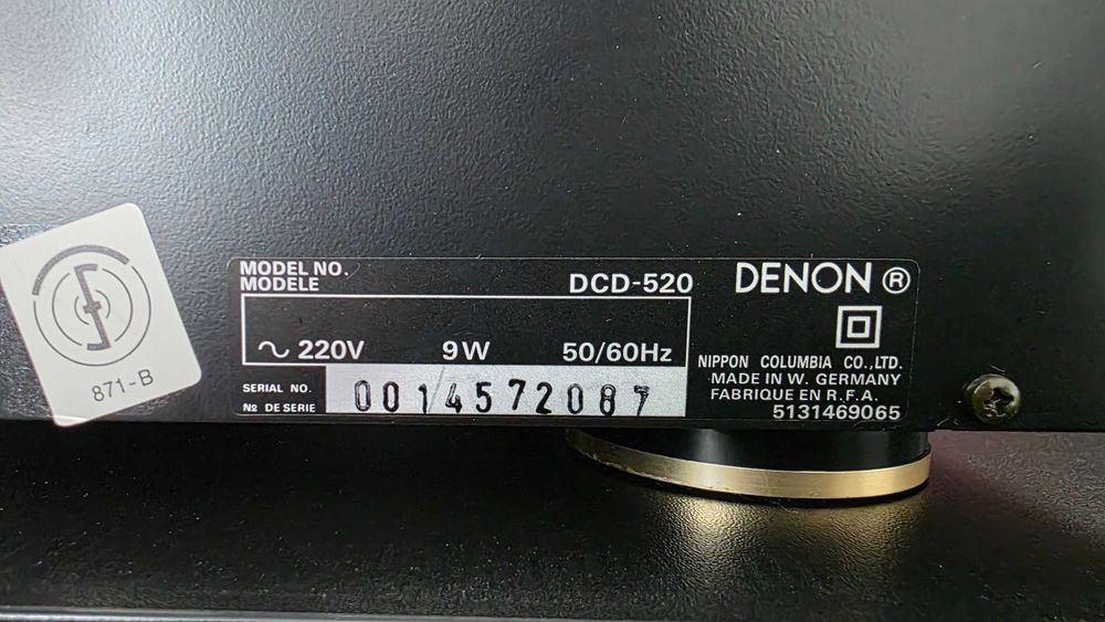 CD Player Denon DCD-520