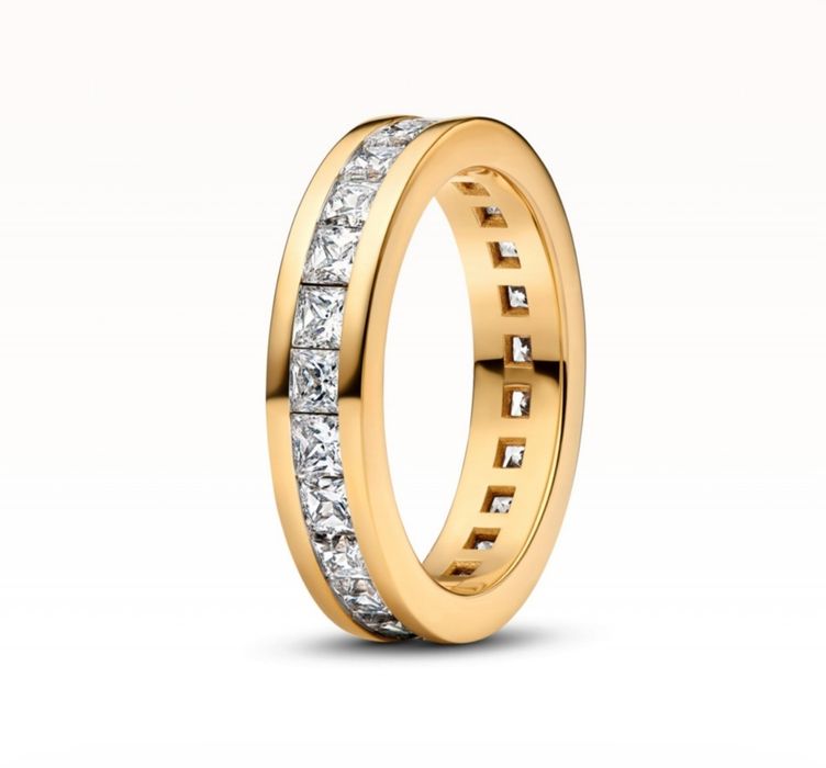 Inel Pandora Heart cu inimioare roz și alb