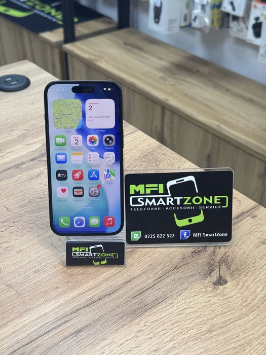 iPhone 15 - Sanatate baterie 100% - Cicluri 107 - 128gb- Garantie
