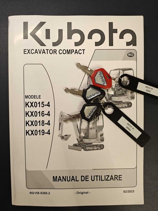 Miniexcavator Kubota KX019 an 2023