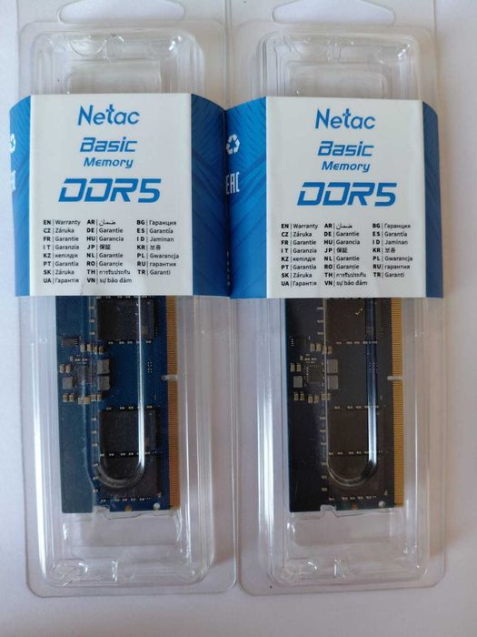 Продаются две планки ОЗУ по 12 ГБ, DDR5, 4800МГц.