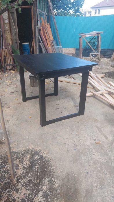 cușcă - masă transformabilă din stejar masiv pentru câini talie mare