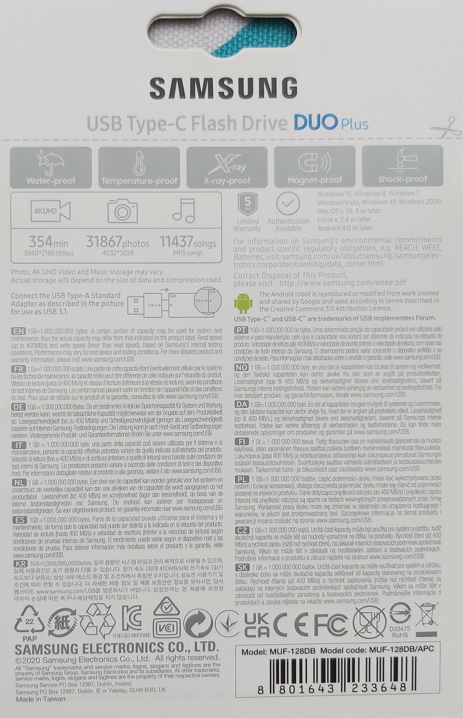 Memorie USB Samsung 128GB - NOU-Sigilat