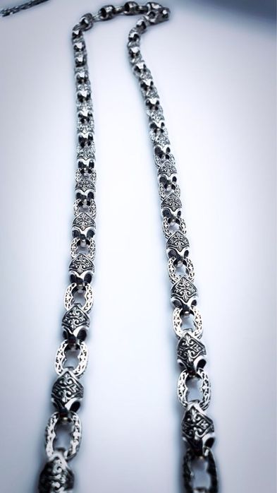 Серебро 925 трос с кулоном мужской