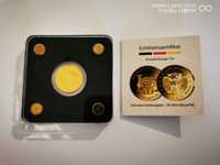 Златна монета, мини вариант, идеална за колекционери или за подарък!