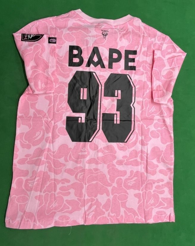 BAPE X Inter Miami CF camo pink