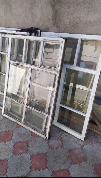Продам окна б/у, без коробки