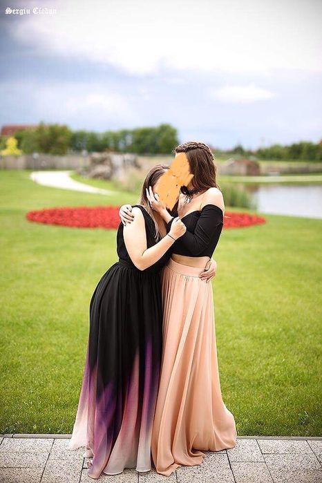 Rochie de banchet/seară din mătase naturală