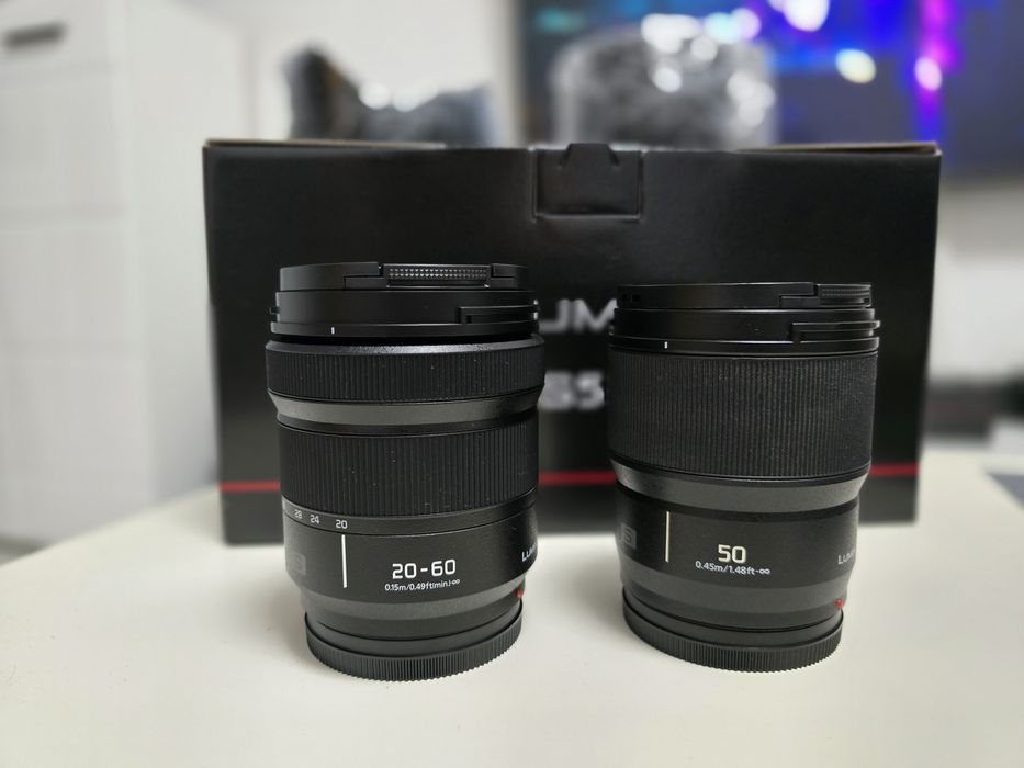 Obiectiv Panasonic L S5  50 mm si 20-60 mm
