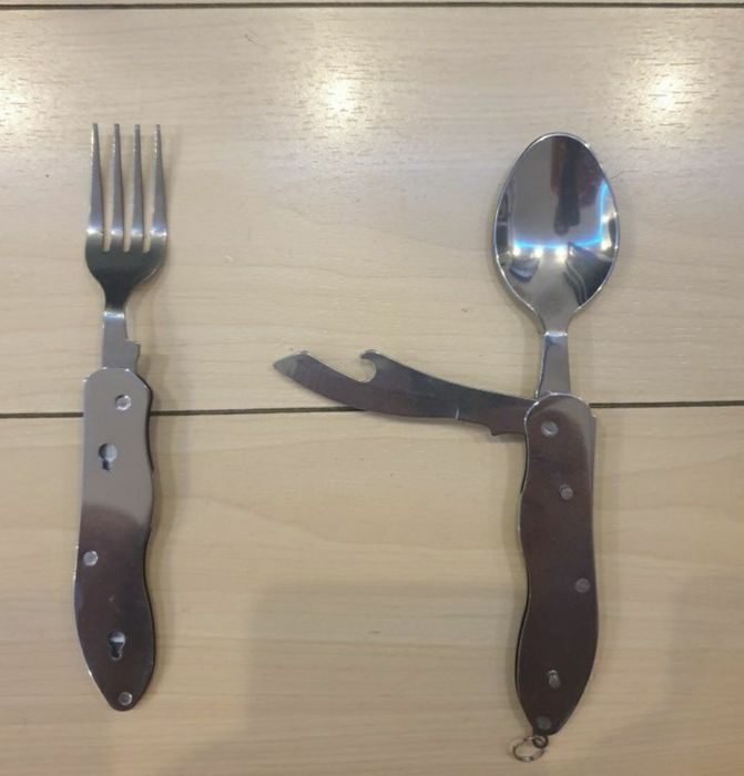 Briceag multifuncțional cu lingurita cutit desfăcător sticla cutit
Pre