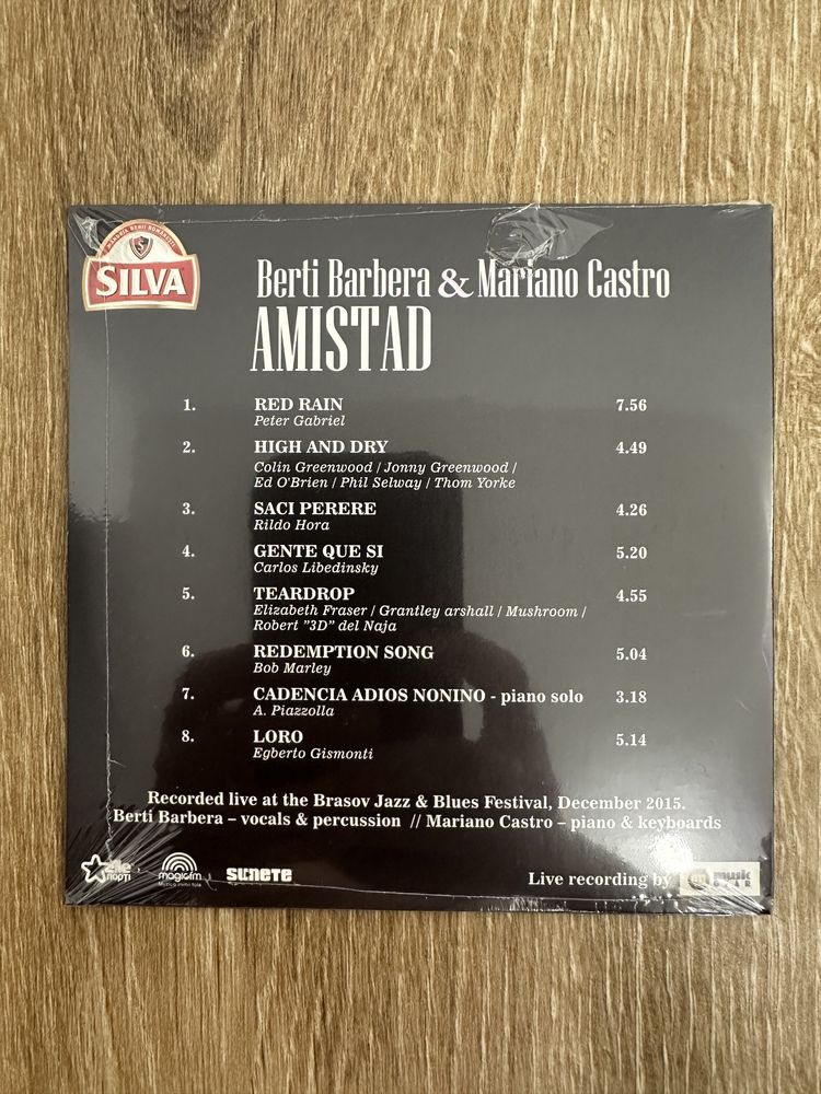 CD muzica Berti Barbera & Mariano Castro - Amistad