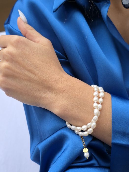 Гривна от естествени перли