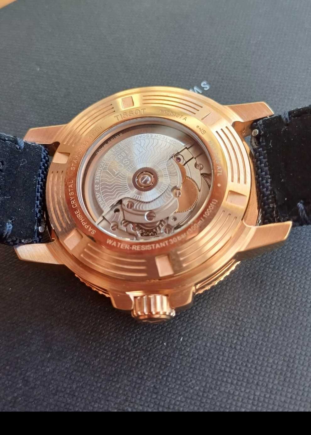 Tissot seastar 1000 automatik Nivachron, като нов, пълен комплект