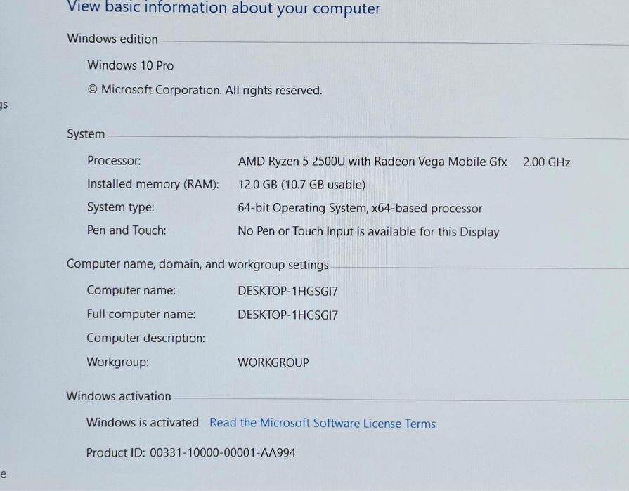Lenovo IdeaPad 330 amd ryzen 5 12 gb ram cu ssd