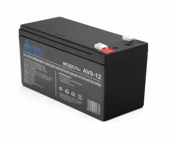 Аккумуляторы для ИБП SVC AV9-12/S, 9Ah/12V
