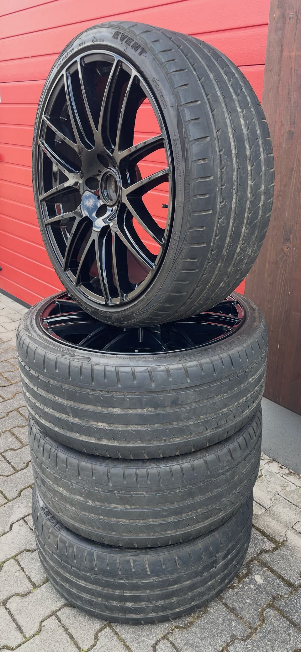 За PORSCHE CAYENNE 22 Zoll Джанти с 295 30 ZR 22 Гуми ДОТ 7/2023 г.