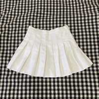 Белая теннисная юбка