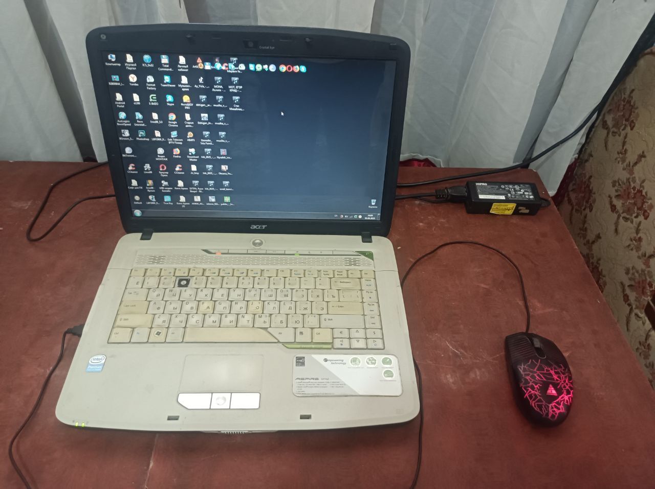 aser ноутбук dual kor