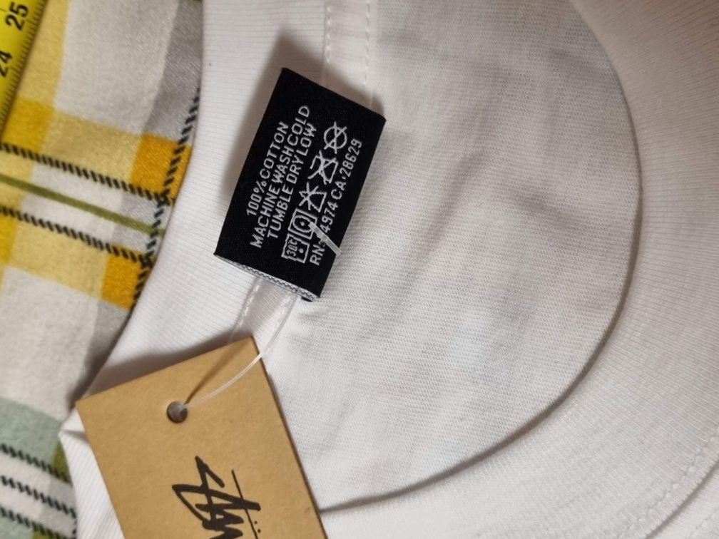 Tricou Stussy Shakers Alb