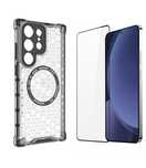 Samsung S25 S25 EDGE S25 PLUS S25 ULTRA  - Husa Magsafe + Folie Sticla