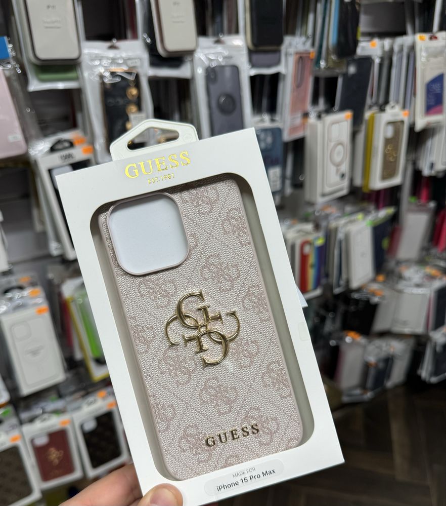 Iphone 15 pro max Оргинален калъф на Guess