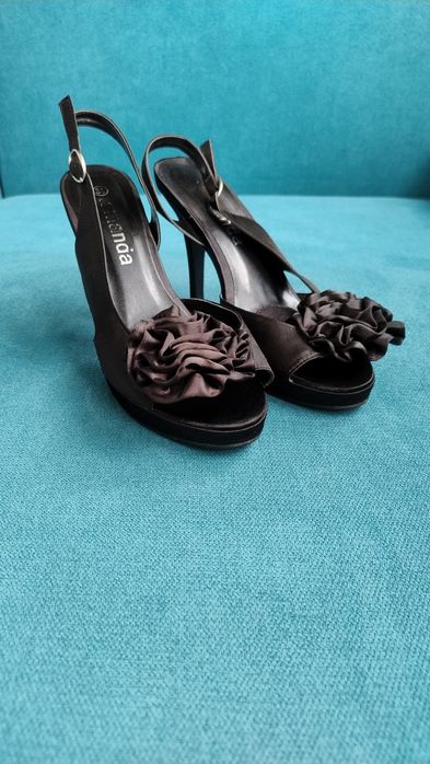 Sandale negre elegante 38