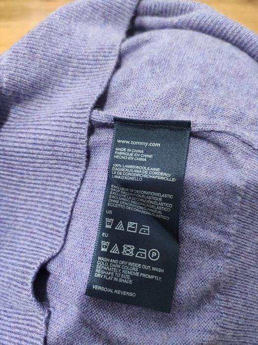 Pulover din lână miel Tommy Hilfiger mărimea M