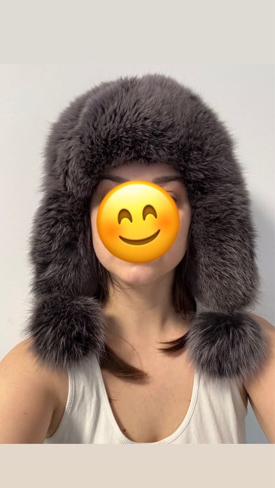 Caciula blana naturala