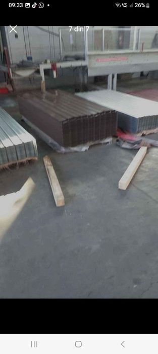 Vând tabla cutată zincata și color diferite grosimi