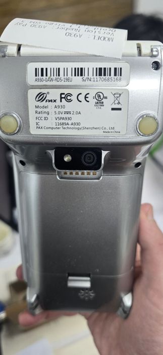 ERA PAX A930 oq kassoviy apparat orginal terminal onlineuzcard