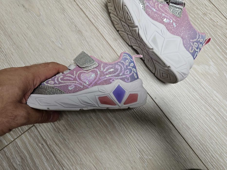 Sneakerși Nelli Blu MIX Marime 26 cu luminite fete