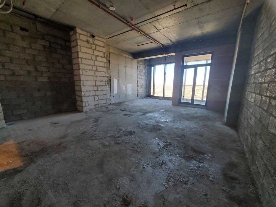 2комнатная квартира в Небоскребе Nest One 60м2 коробка 40этаж КС