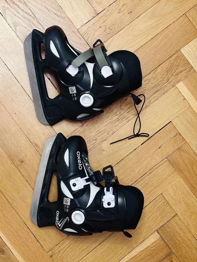 OXELO Patine gheață Play 3 Negru Băieţi.Marime  28-30