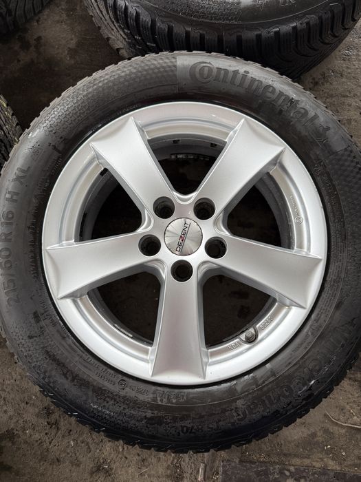 Jante Aliaj 16" Ford Mondeo cu Anvelope Iarna Continental