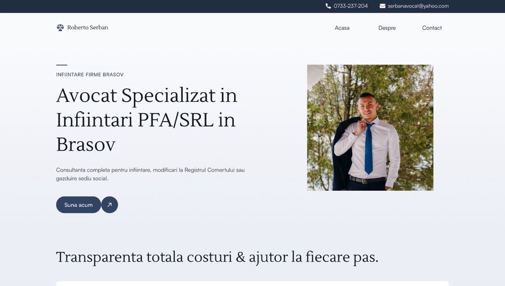 Creare site web | Servicii Web Design / Site de Prezentare / Magazin
