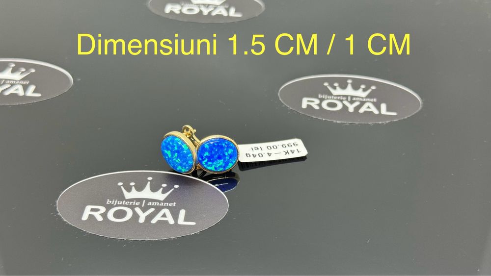 Bijuteria ROYAL : Cercei AUR 14K / 4.04 GR