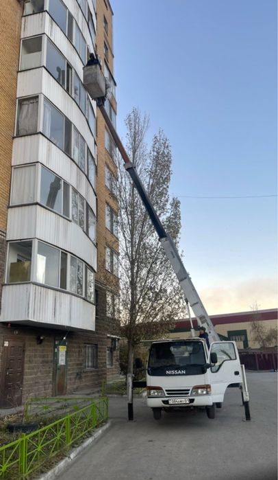 Услуги Автовышка Астана.стрела 16-40 метр.работаем 24.7