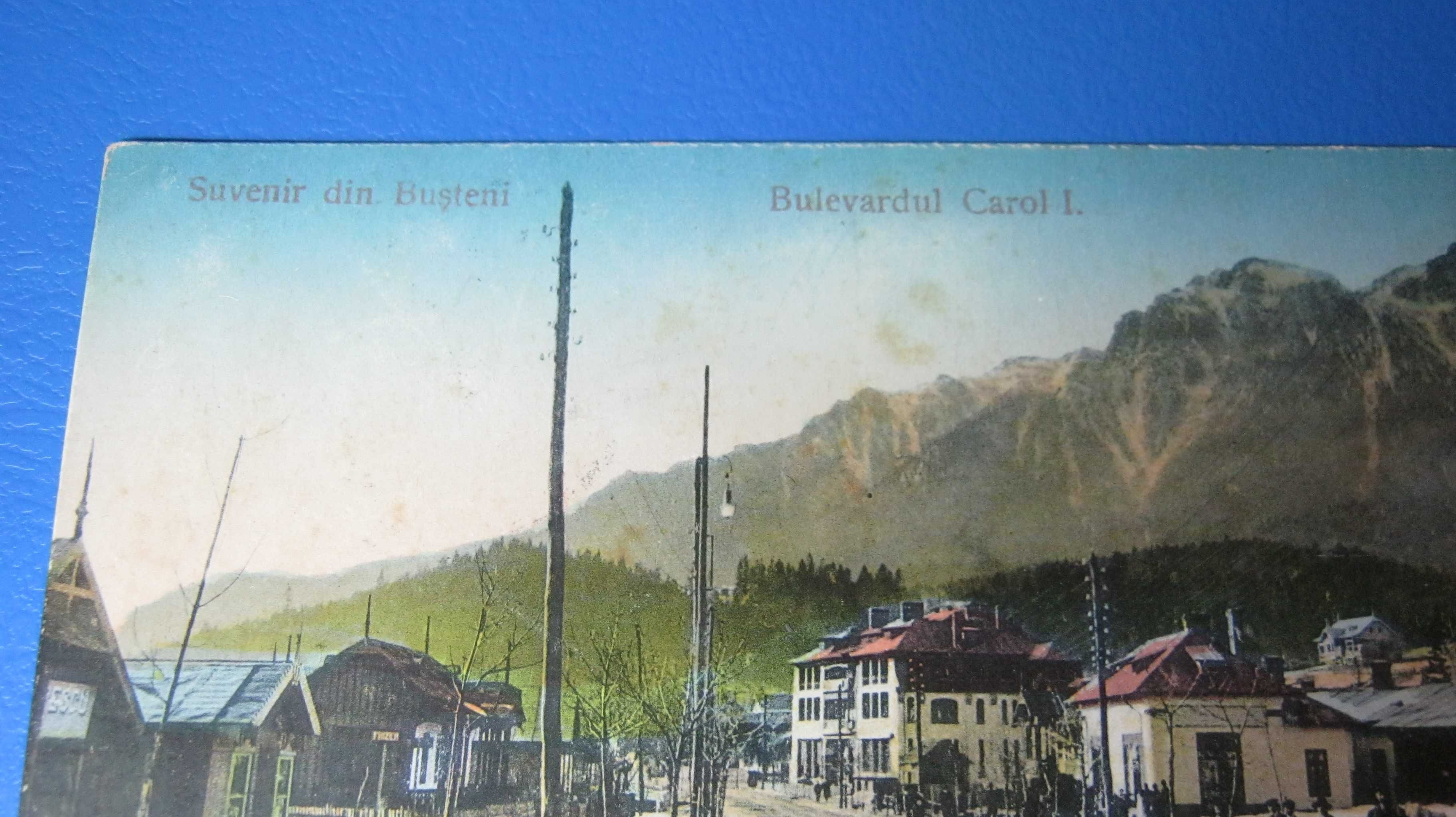 Ilustrata veche/Carte Postala,BUSTENI,1913.
