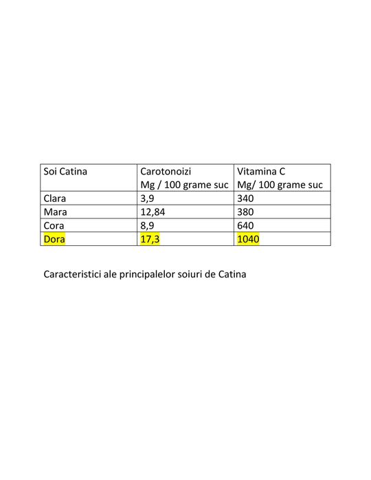 Suc de catina ( soi exceptional) si mar