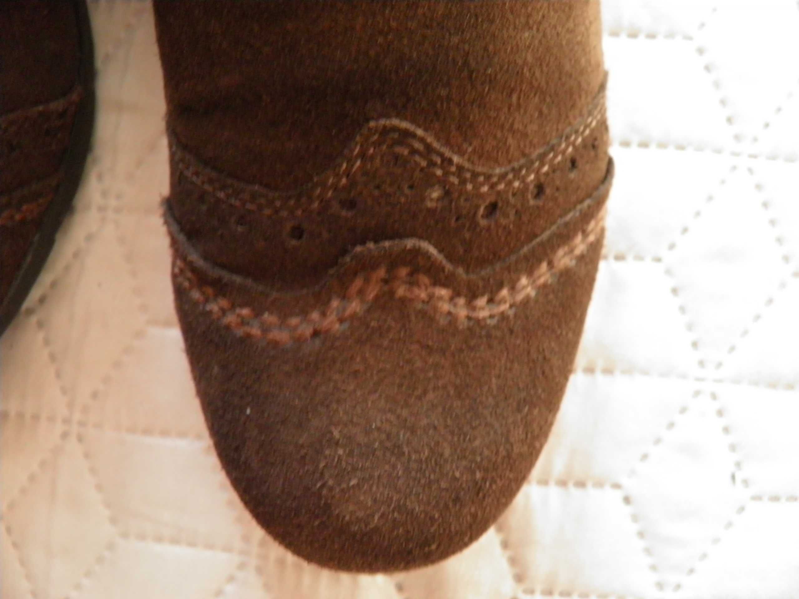Replay оригинални мъжки обувки от естествен кафяв велур
