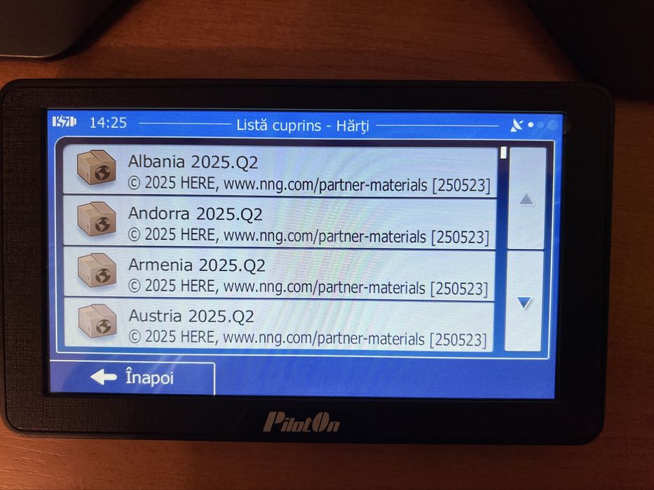 Navigatie Gps camion PilotOn  harti full Europa 2025