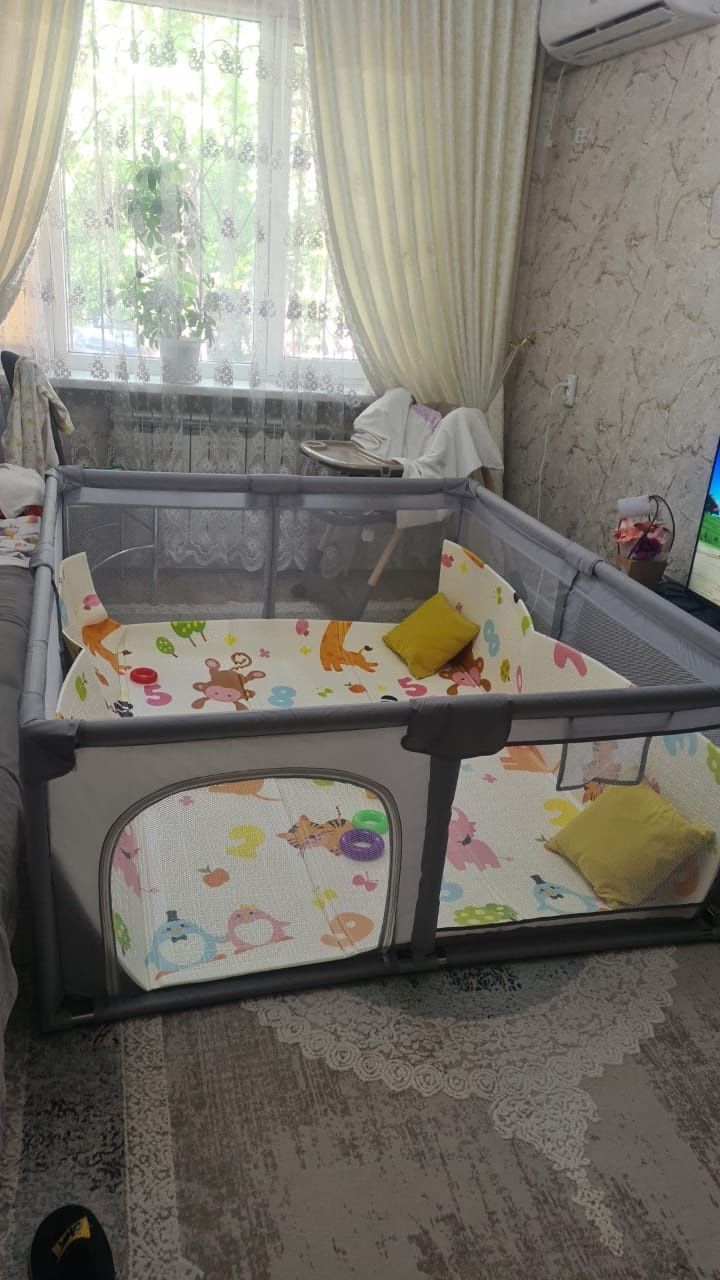 Манеж съемный новый
