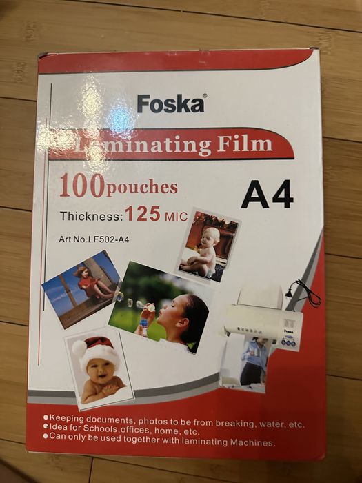 Пленка для ламинации канцтовары